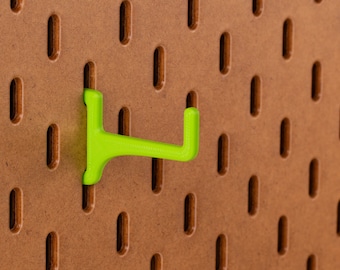 Horizontal hook 4 cm with upright pin