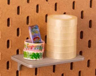 Shelf 12x7.5 cm - Printboard - Fits IKEA Skadis pegboards