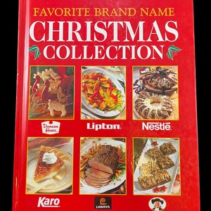 Favorite Brand Name Christmas Collection Recipe Book Duncan Hines Nestle Crisco.