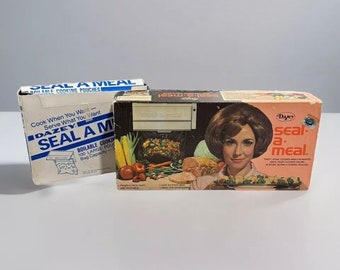 Vintage Original Dazey Seal-A-Meal Sealer Model 5000 With Bags - Vintage Kitchen