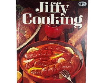 Vintage Better Homes & Gardens Jiffy Cooking 1967 Meals Made Easy Hardcover.