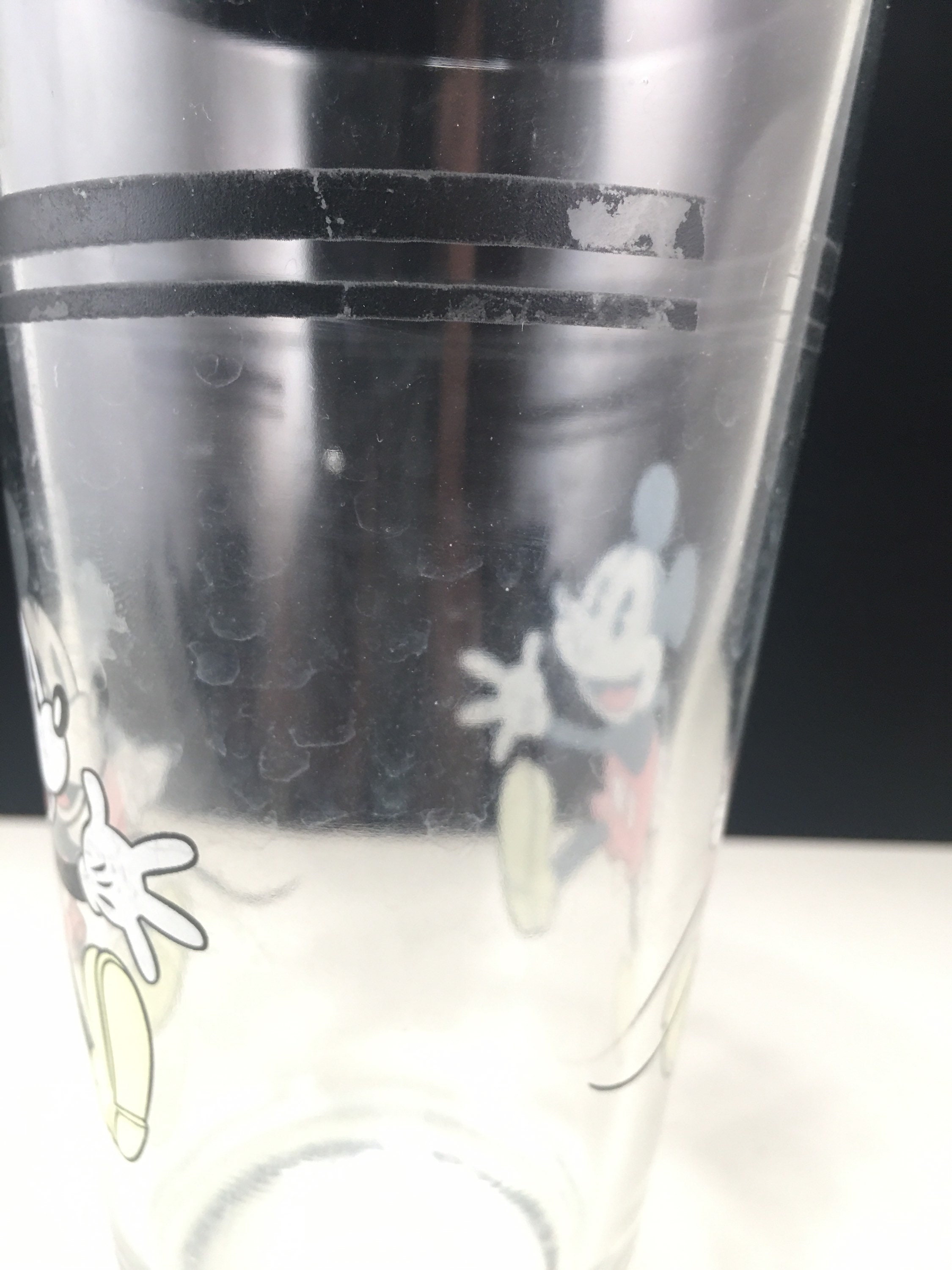 Mickey Mouse Gibson Tumbler Vintage Drinking Glasses Pie Eyed Etsy