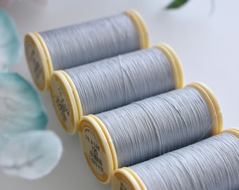 Grey color Gloving Thread 120 ,Fil Au Chinois Cotton Thread, Sajou French threads