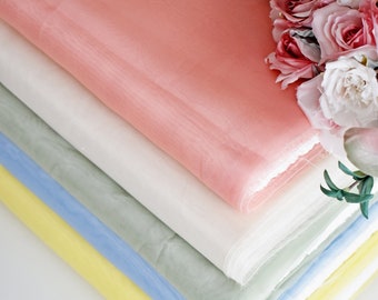 Silk organza for luneville embroidery,Silk organza fabric,