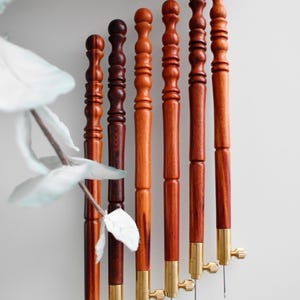 Tambour embroidery hook, handle with needle, Luneville embroidery hook