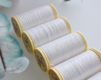 Fil Au Chinois White Gloving Thread 100, Sajou French Cotton Thread