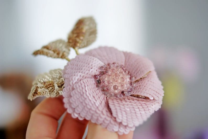 Brooch "flower" Video Tutorial (no Materials) - Etsy