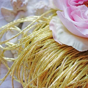 Lime Yellow Wire , French metallic Wire, Nakshi, Bullion wire