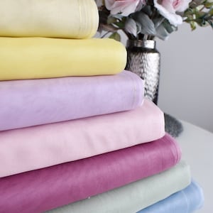 Organza de seda para bordado luneville, Tejido de organza de seda