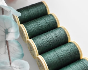 Fil Au Chinois Pine Green 820 Gloving Thread , Sajou French Cotton Thread