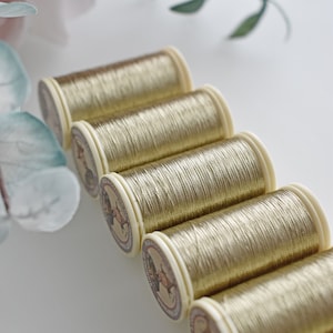 Sajou Gold Metallic Thread: Fil Au Chinois Sewing & Embroidery