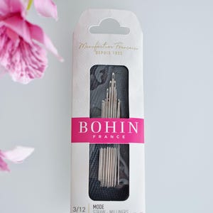 Bohin Stroh-Mützennadeln No.3/12, Nähnadeln, Sticknadel