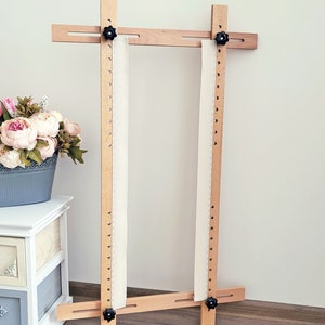 Tambour Embroidery Frame, Luneville embroidery frame, Wood frame holder, Slate frame