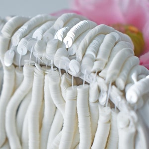 Lentejuelas planas de porcelana brillante color blanco roto, lentejuelas de 3 mm, lentejuelas de 4 mm, lentejuelas planas redondas