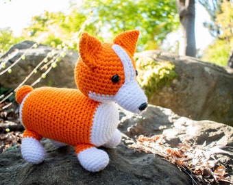 Cedric the Charming Corgi Amigurumi Pattern