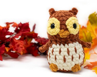 Sophia the Owl Low-Sew Amigurumi Pattern