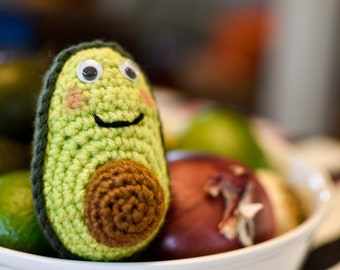 Happy Avocado Amigurumi Pattern