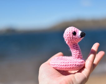 Mini Flamingo Floatie Amigurumi Pattern