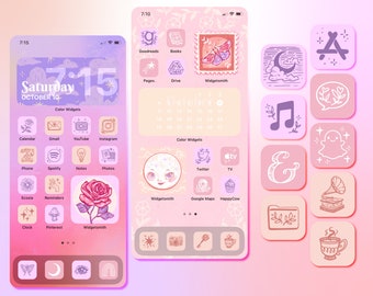 Vintage Pastel | Floral iOS 14 Icon Theme Pack