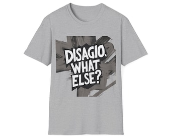 T-shirt umoristica "Disagio, what else?" | Maglietta divertente per gli amanti dell'ironia