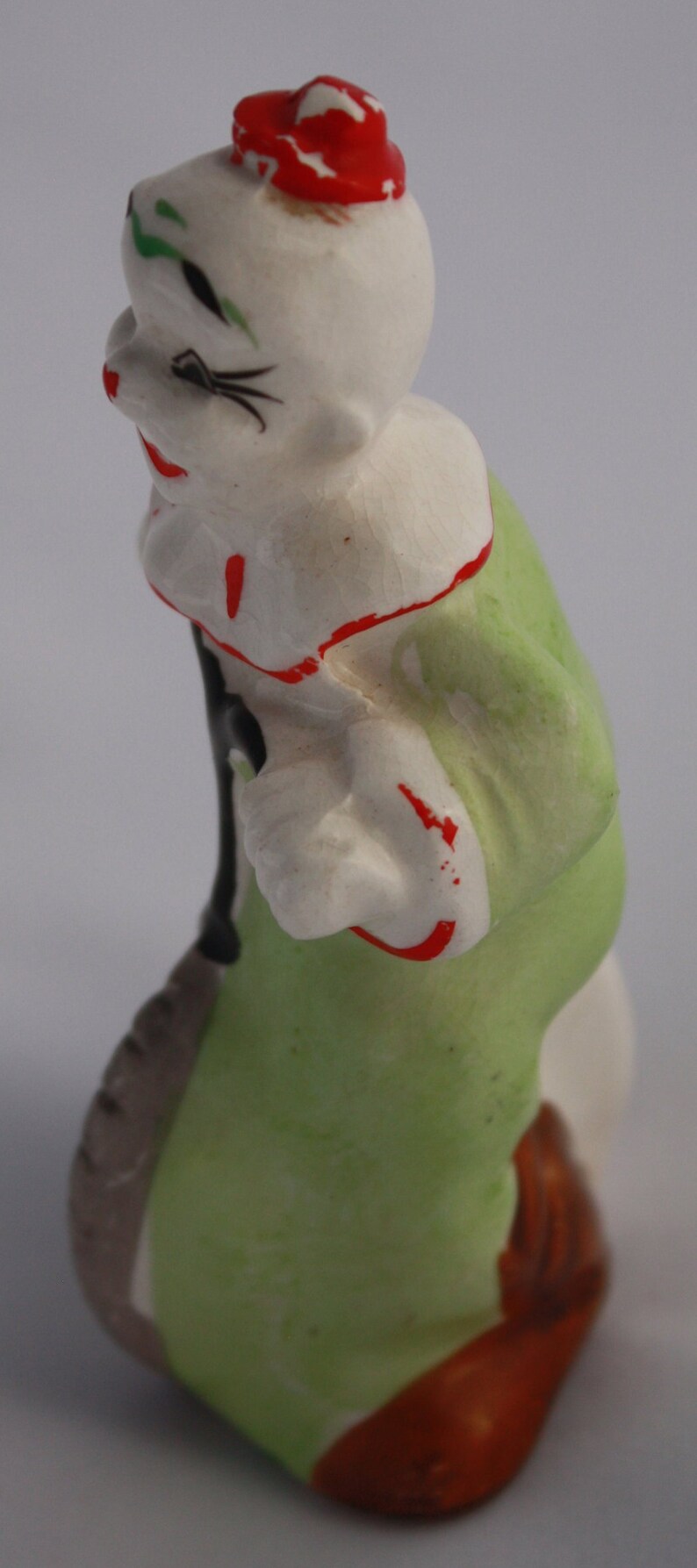 Vintage Ceramic Circus Clown on A Unicycle Figurine 5 Etsy