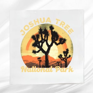 Joshua Tree National Park Fabric Panel: Quilt Block, Sewing Projects