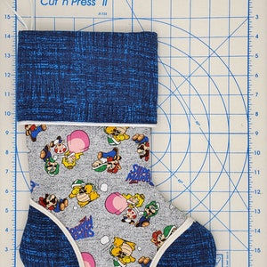 Holiday Stocking Made With Mario Brothers Nintendo Fabric - Etsy
