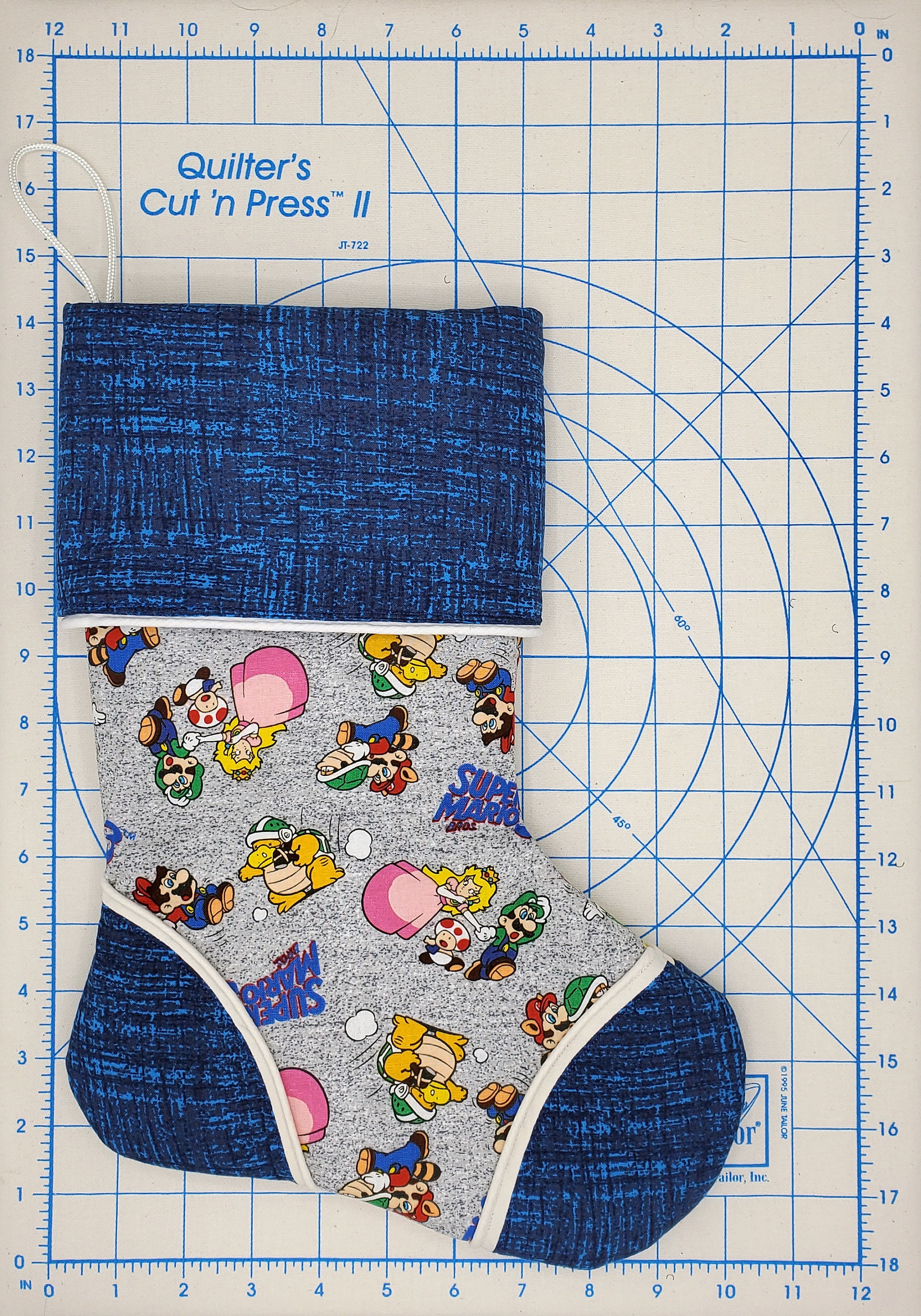 Holiday Stocking Made With Mario Brothers Nintendo Fabric | Etsy