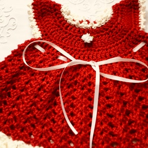Crochet baby dress