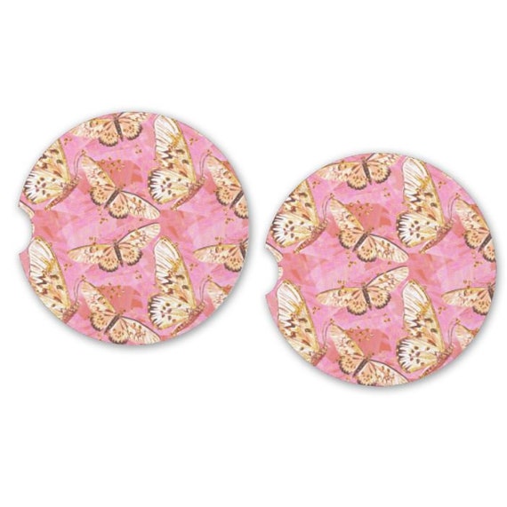 Boston Red Sox Sandstone Car Coasters – Super Absorbent Set Of 2