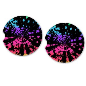 Decorative Car Coasters set of 2 Car Coasters |Christmas Gift | Absorbent Car Coaster |Inspirational Gifts | Car Accessories | Birthday Gift