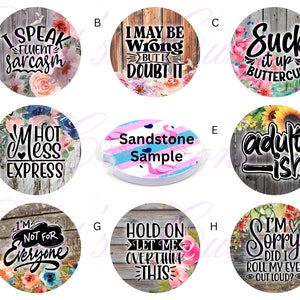 Sarcastic Car Coasters, Funny Car Coasters, Sarcasm Car Coasters, Car Coasters, Car Accessories, Set of 2 Car Coasters