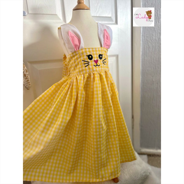 Bunny dress/girls rabbit dress/ kids bunny dress/Easter dress