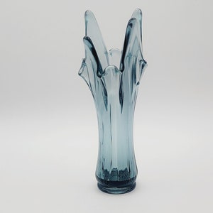 Vintage Fenton Swung Vase in Gray, Collectible Fenton Accents, West Virginia Glass