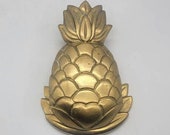 Vintage Pineapple Brass Door Knocker,