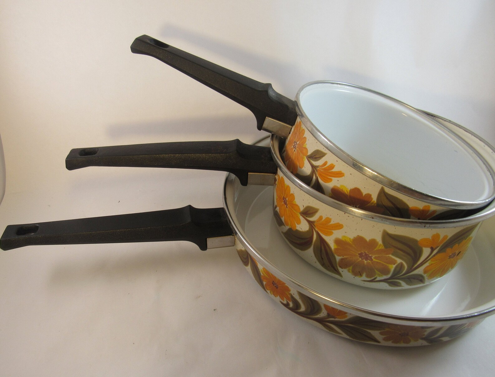 Vintage Floral JMP Capri Cookware Spain Set of Eleven Pieces Etsy