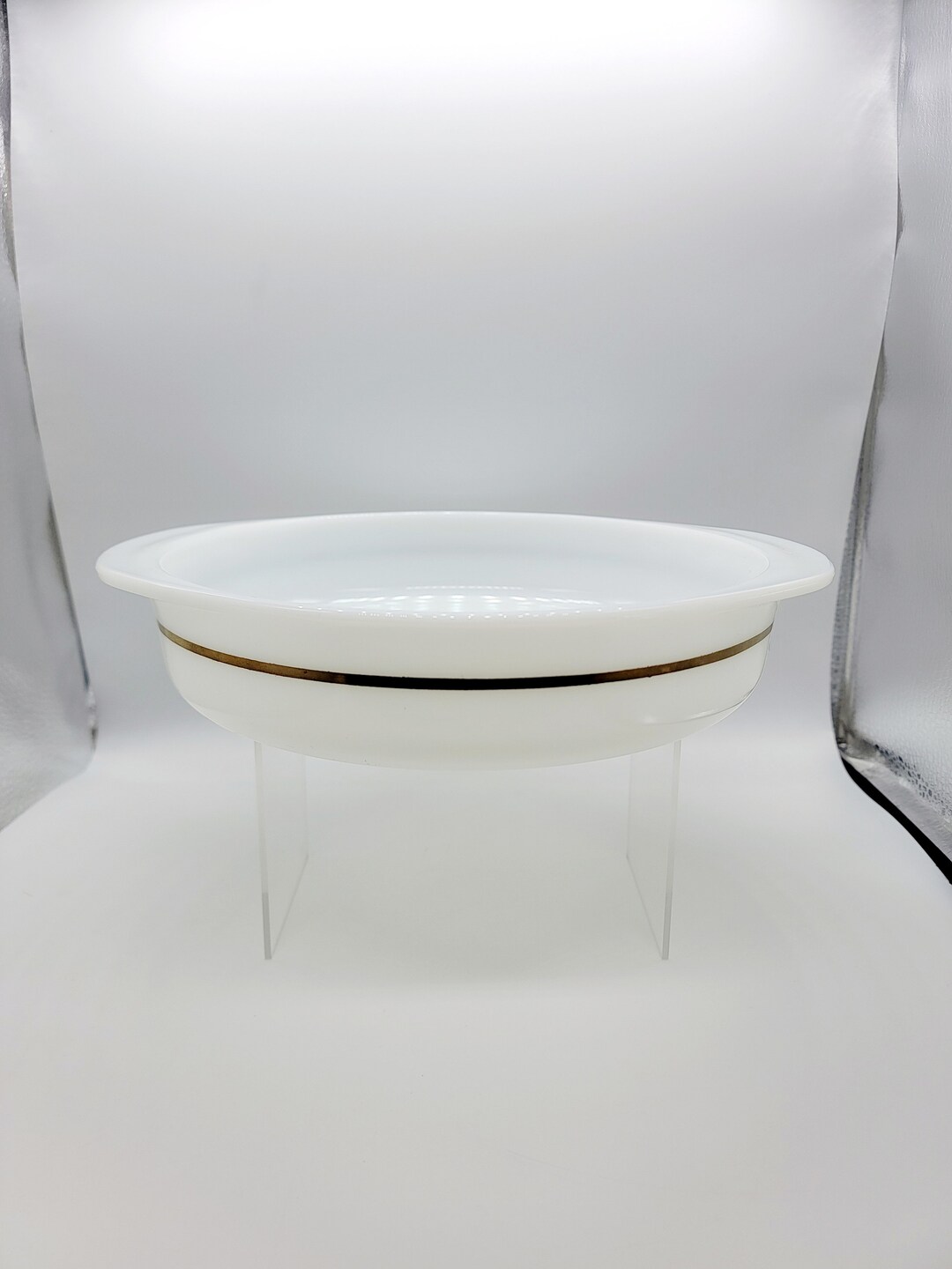 Vintage Pyrex Gold Stripe Casserole, Collectible Pyrex Etsy