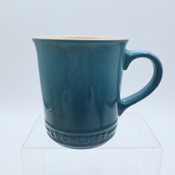 Le Creuset Blue Mug, Collectible Le Creuset, Le Creuset Blue Mug, Vintage Dining