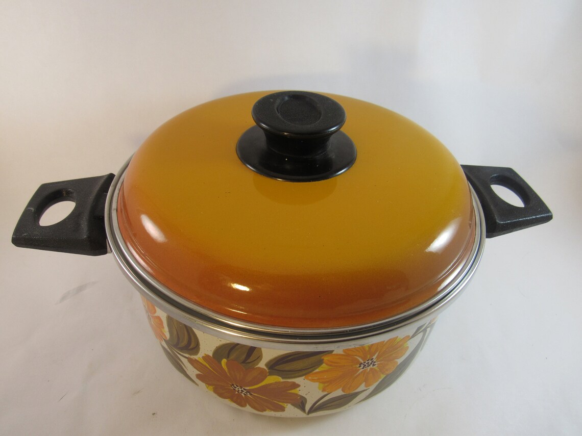 Vintage Floral JMP Capri Cookware Spain Set of Eleven Pieces Etsy