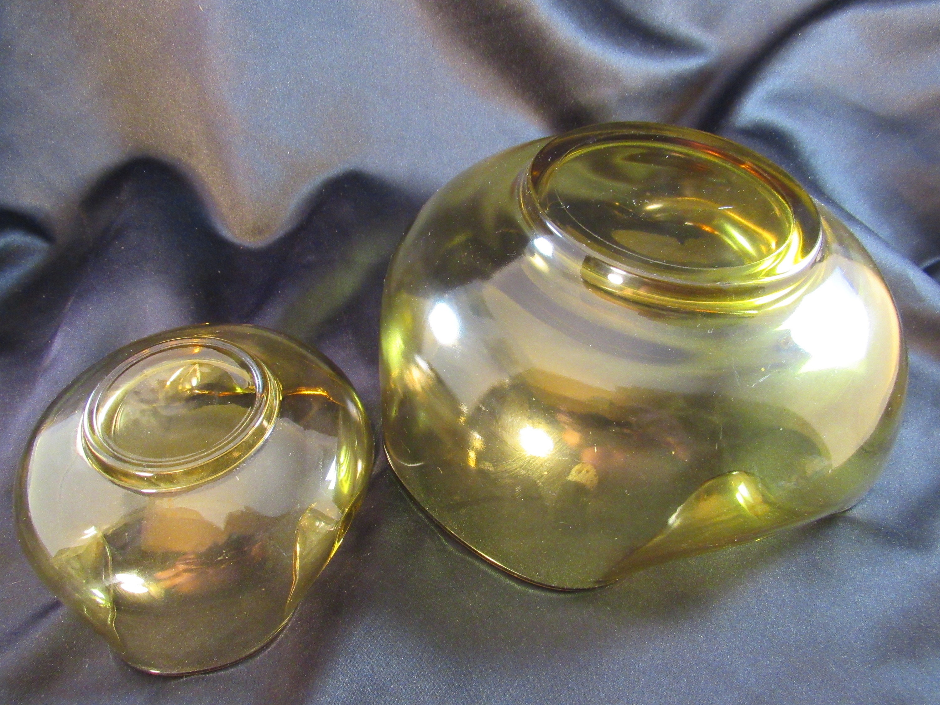 Vintage Anchor Hocking Chip and Dip Set With Metal Bracket in Etsy