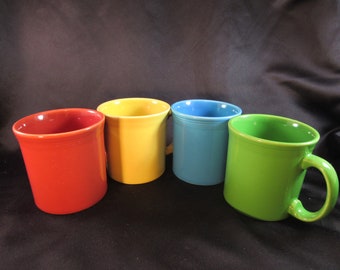 Vintage Fiesta Ware Pottery HCL Mug, Homer Laughlin China Company Collectible Mug, Fiesta Ware Post 86 Mug Sold Individually