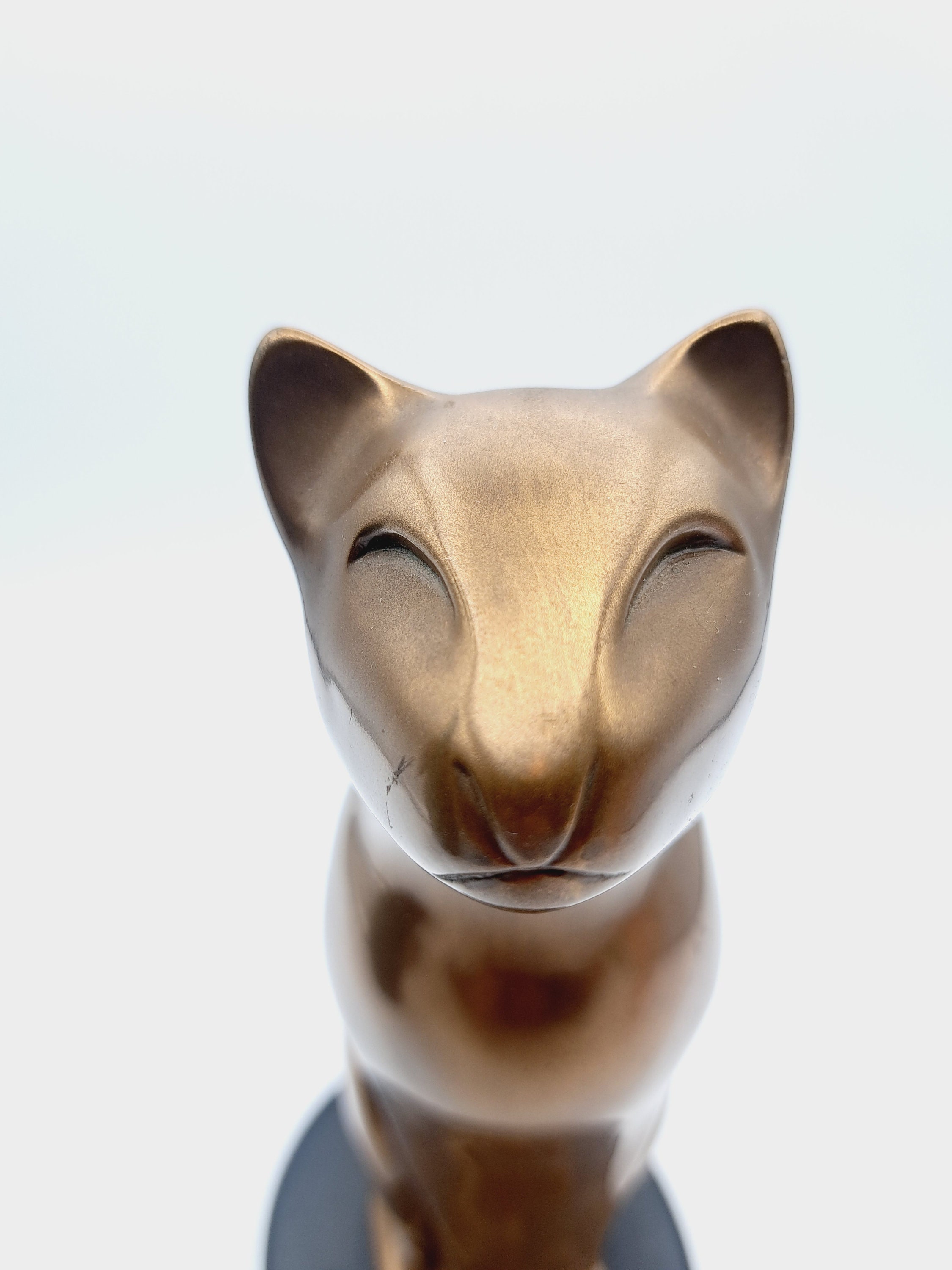 Vintage Cat Family In Snow Laser 3D Glass Cube Art Sculpture