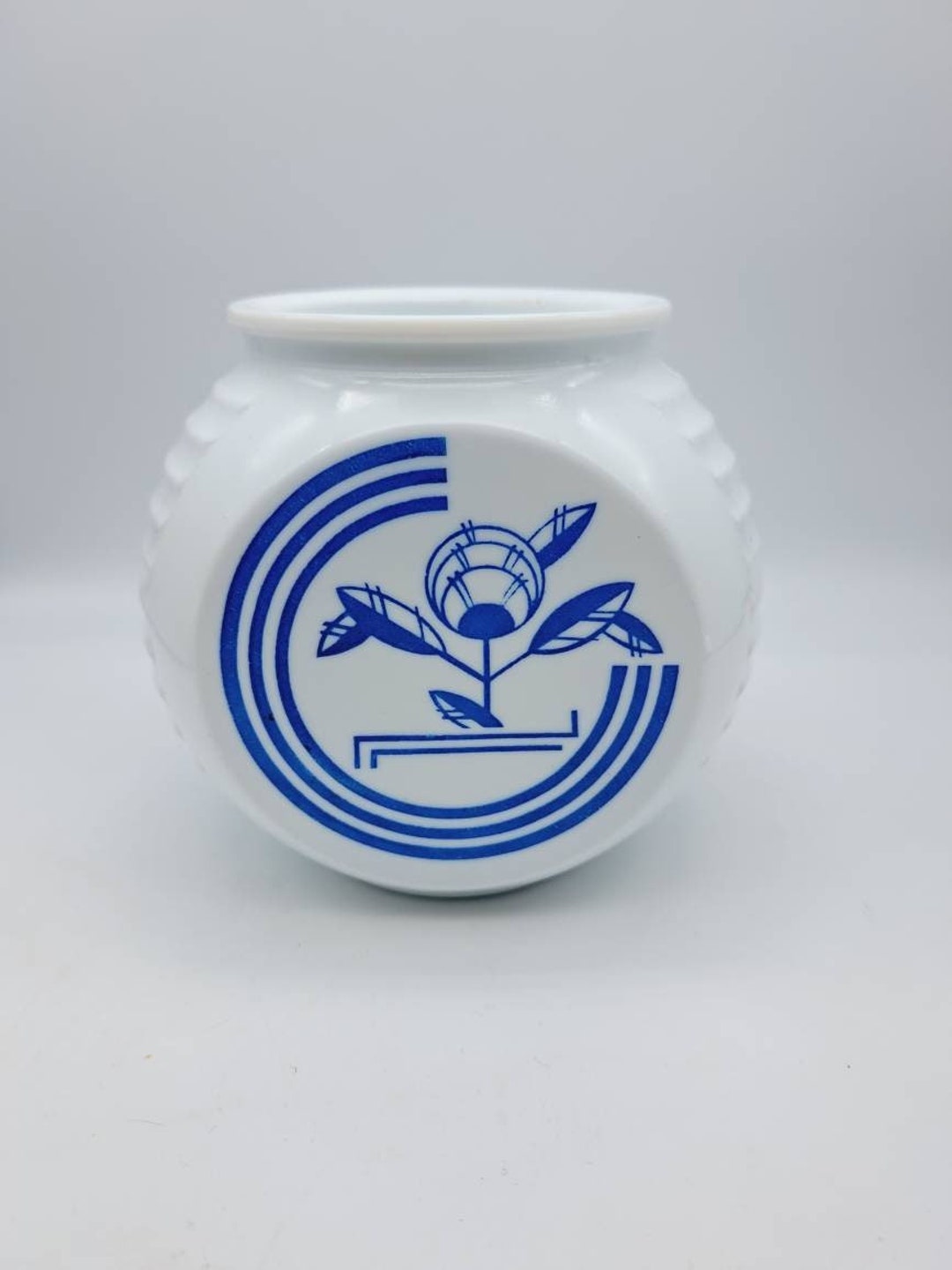 Vintage Anchor Hocking Grease Jar Vintage Fire King Grease Etsy