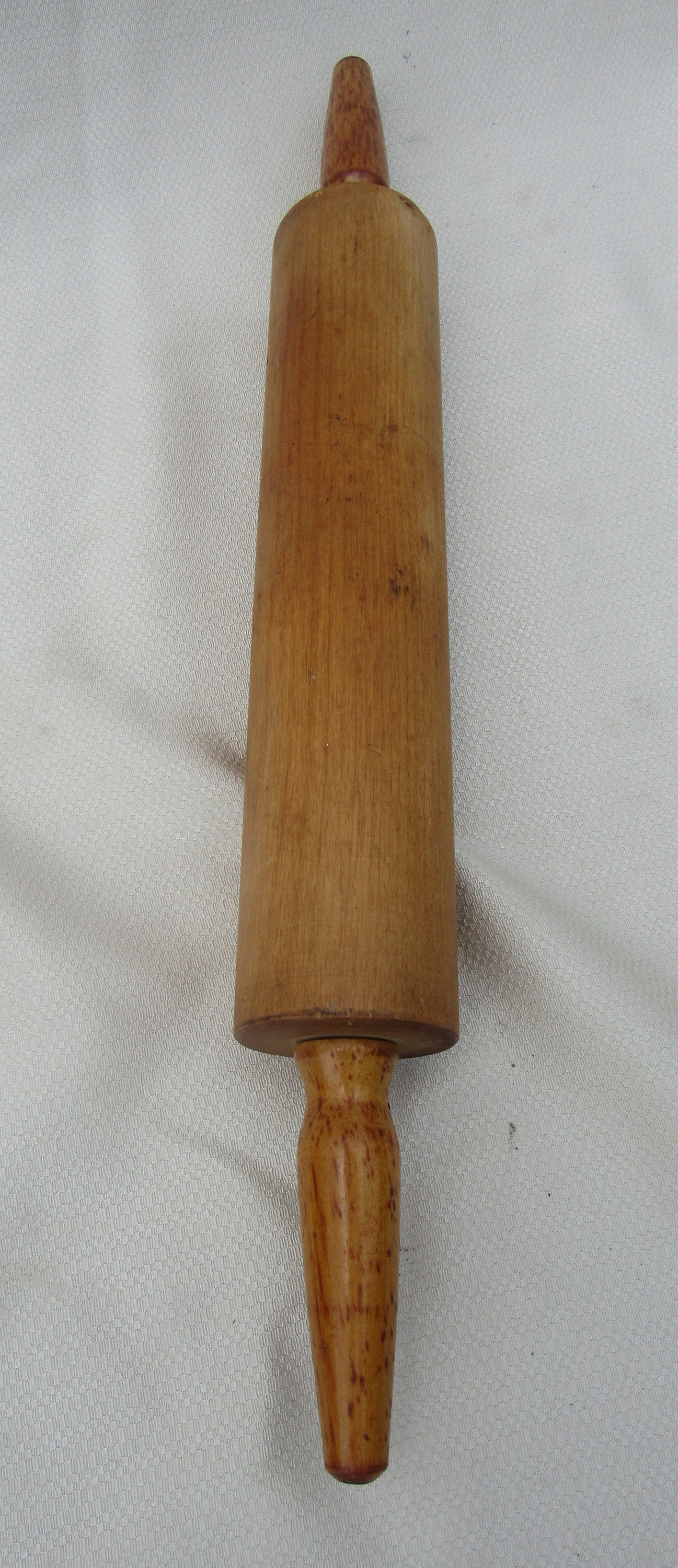 Vintage Wooden Signed Foley Rolling Pin Etsy