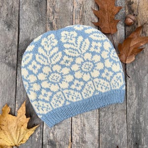 Cozy Handmade Knit Winter Hat - Merino Wool & Alpaca Beanie - Free Shipping