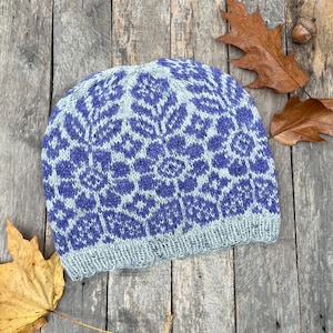 Cozy Handmade Knit Winter Hat - Merino Wool & Alpaca Beanie - Free Shipping