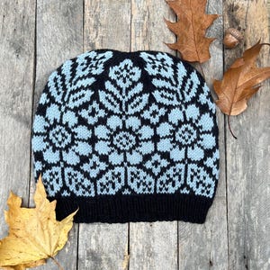 Cozy Handmade Knit Winter Hat - Merino Wool & Alpaca Beanie - Free Shipping