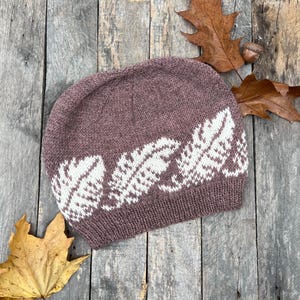 Cozy Handmade Knit Winter Hat - Merino Wool & Alpaca Beanie - Free Shipping
