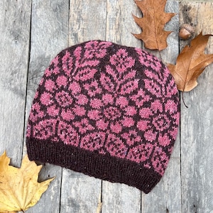 Cozy Handmade Knit Winter Hat - Merino Wool & Alpaca Beanie - Free Shipping