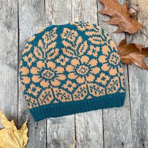 Cozy Handmade Knit Winter Hat - Merino Wool & Alpaca Beanie - Free Shipping
